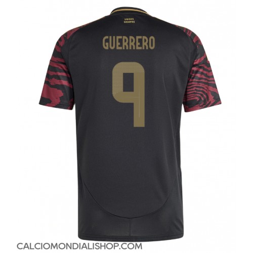 Maglie da calcio Perù Paolo Guerrero #9 Seconda Maglia Copa America 2024 Manica Corta